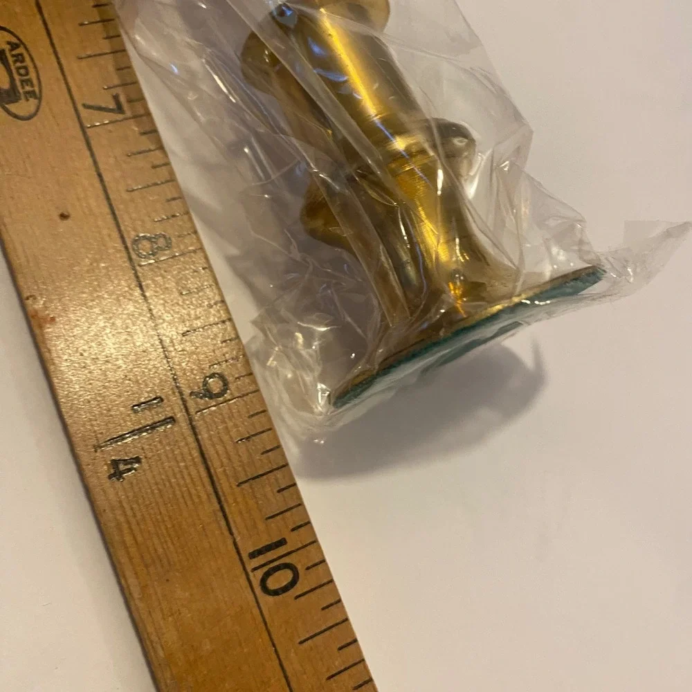 Unbranded Battery Candlestick Set of four‎ 9.5 in New Brass Cordless Window